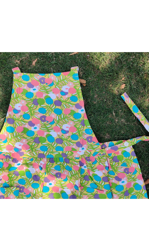 Ghaavi Bloom Green Apron