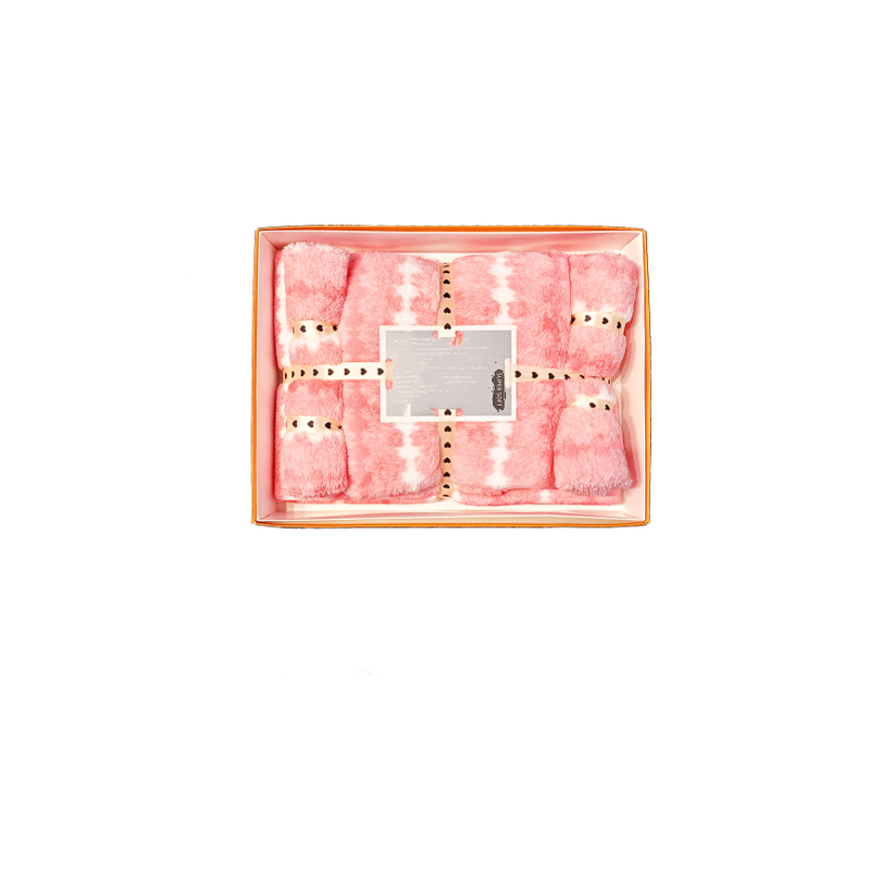 UPNEJA V Handloom Microfiber 2 Bath Towel with 2 Hand/Face, Kitchen Towel 300 GSM (Set of 4)